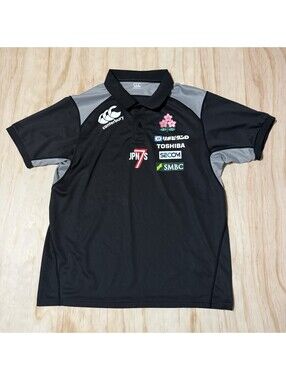 Canterbury Japan Rugby Sevens JPN7S Official Team Media Polo Shirt Size XL Men’s
